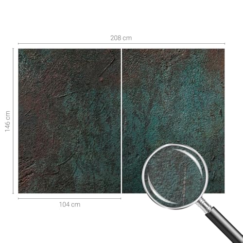 Papier peint autocollant resistant aux taches Tulup revetement mural lavable