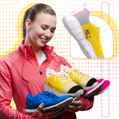 Back to School Teacher Gifts Pencil Shoes for Women Lightweight Breathable Casual Mesh Shoes Slip-on Sneakers4