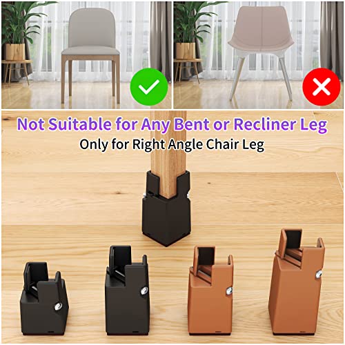 Ezprotekt Furniture Risers, Adjustable Chair Risers with Screw Clamp, 3 ...