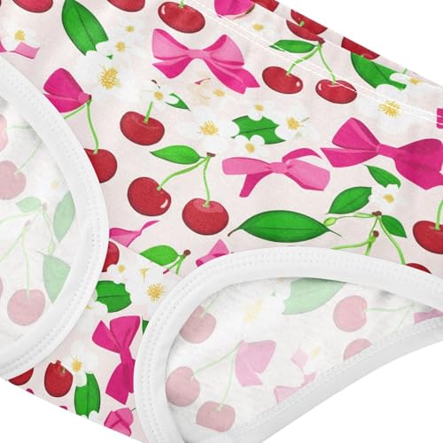 Fruit Cherry Flowers Floral Toddler Girls's Underwear 2T 23019024