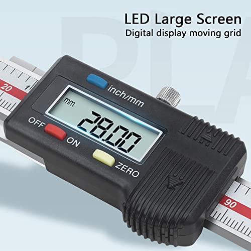 Calibrador digital Vernier con pantalla LCD extragrande para una medición precisa en agujeros redondos, herramienta precisa y fiable para profesionales