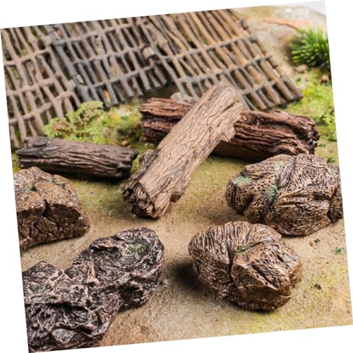 Miniature tree stump et accessoires de DIY de precision pour maquette durable - 3