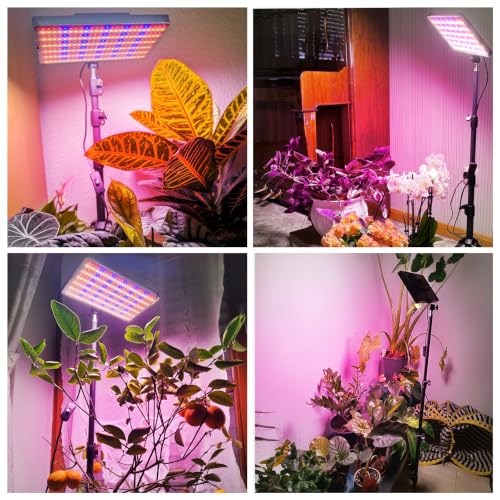 MICCYE Pflanzenlampe LED mit Ständer 300 LEDs für Boden und Tischplatte 25W – Ansicht 7