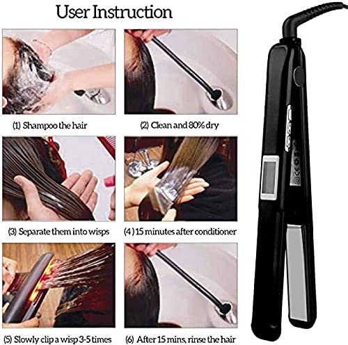Plancha de pelo KRASS compacta y segura miniatura 5