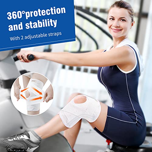Galvaran Professional Knee Brace With Side Stabilizers, Adjustable Knee Support With Meniscus Pad& Patella Gel Pad For Meniscus Tear Knee Pain Acl Mcl Injury Recovery Men & Women, Workout, Sports #TOP3