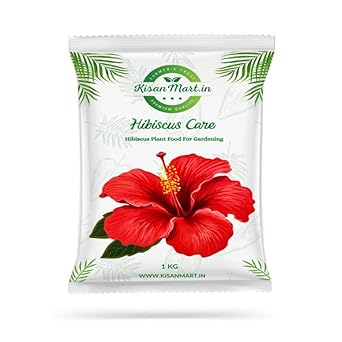 Kisanmart Organic Hibiscus Care Granules Flower Plant Growth Booster & Bio-Stimulant Granules 3 KG| Plant Food | Micronutrients for Plants | Organic Fertilizer | Seaweed Granules for Plants