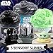 Official STAR WARS Slime, 3-Pack Galaxy Slime Kit, Includes Darth Vader, The Mandalorian, Grogu, Perfect for Goodie Bags, Desk Toys, Star Wars Merch, Star Wars Toys, Bulk Party Favors for Kids 8-12
