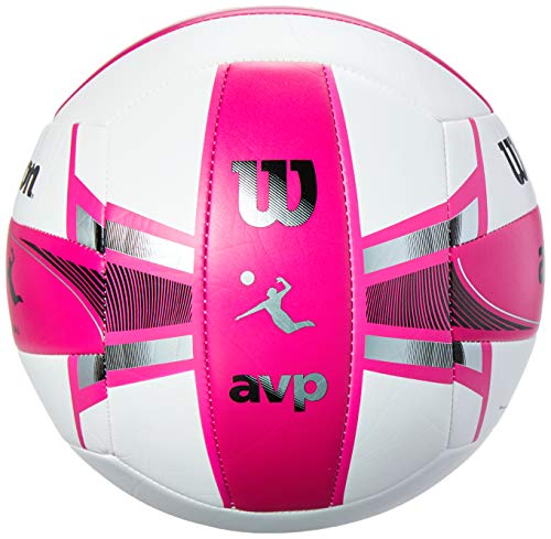 Bola de Vôlei Avp II Replica Wilson Pink/Branca