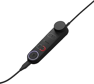 Jabra Engage 50 II Link Call Control Unit with USB-A Cable for Jabra Engage 50 II Mono and Stereo USB-C Headset - MS Teams Certified, Works with All Other Platforms - Black
