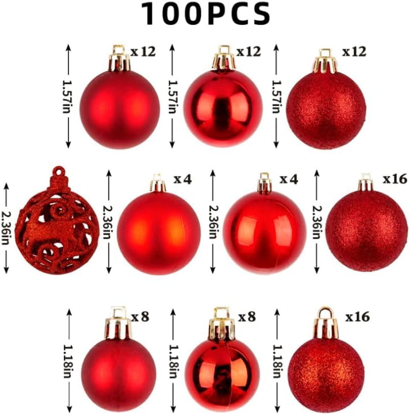 Amazon.co.jp: YWXXKL クリスマスツリー つまらないもの、100個