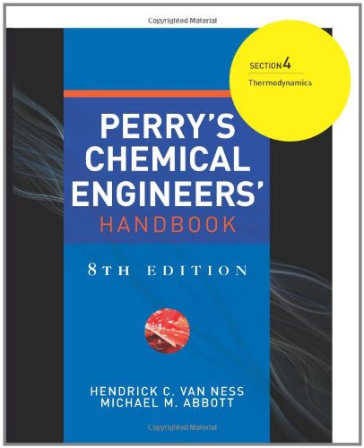 Buy Perry's Chemical Engineers' Handbook 8/E Section 4:Thermodynamics — BookShops.in