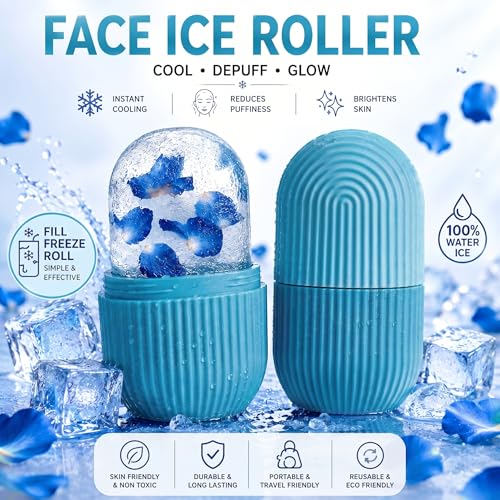 Image of Ice Roller for Face and Eyes, Blue, Pack of 1
