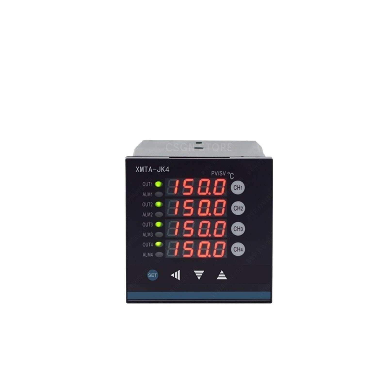 Controlador de Temperatura Pid de 4 Canales XMTA-JK4/408/418G, 220 V, Salida de relé SSR de 96 mm.(SSR Output 1 Alarm)