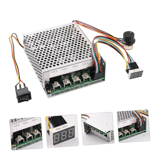 Controlador de motor ajustable Angoily 60A regulador de velocidad de escobillas con inversión