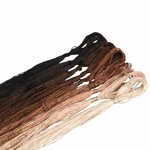 Image of Mulberry Silk Floss Embroidery Thread Floss-Cross Stitch Threads China Silk Woven Jewelry Threads DIY Sewing Kits (06)