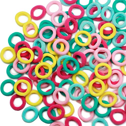 Baby Girl Hair Bands Toddler Hair Tie 100 pieces Seamless Elastic Ponytail Holders