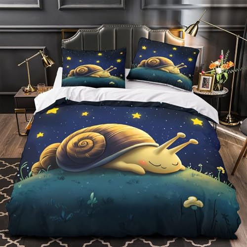 Housse de couette hypoallergénique en microfibre douce 140x200 - 2