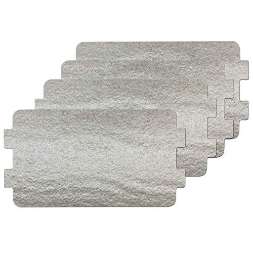 Mikrowellenleiter-Abdeckung, Mica-Blatt, teil passend für MM721NH1-PW, MM721NG1-PW, M1-L213B, 211A, 6,4 x 10,6 cm, Dicke 0,4 mm, 4 Stück Cover