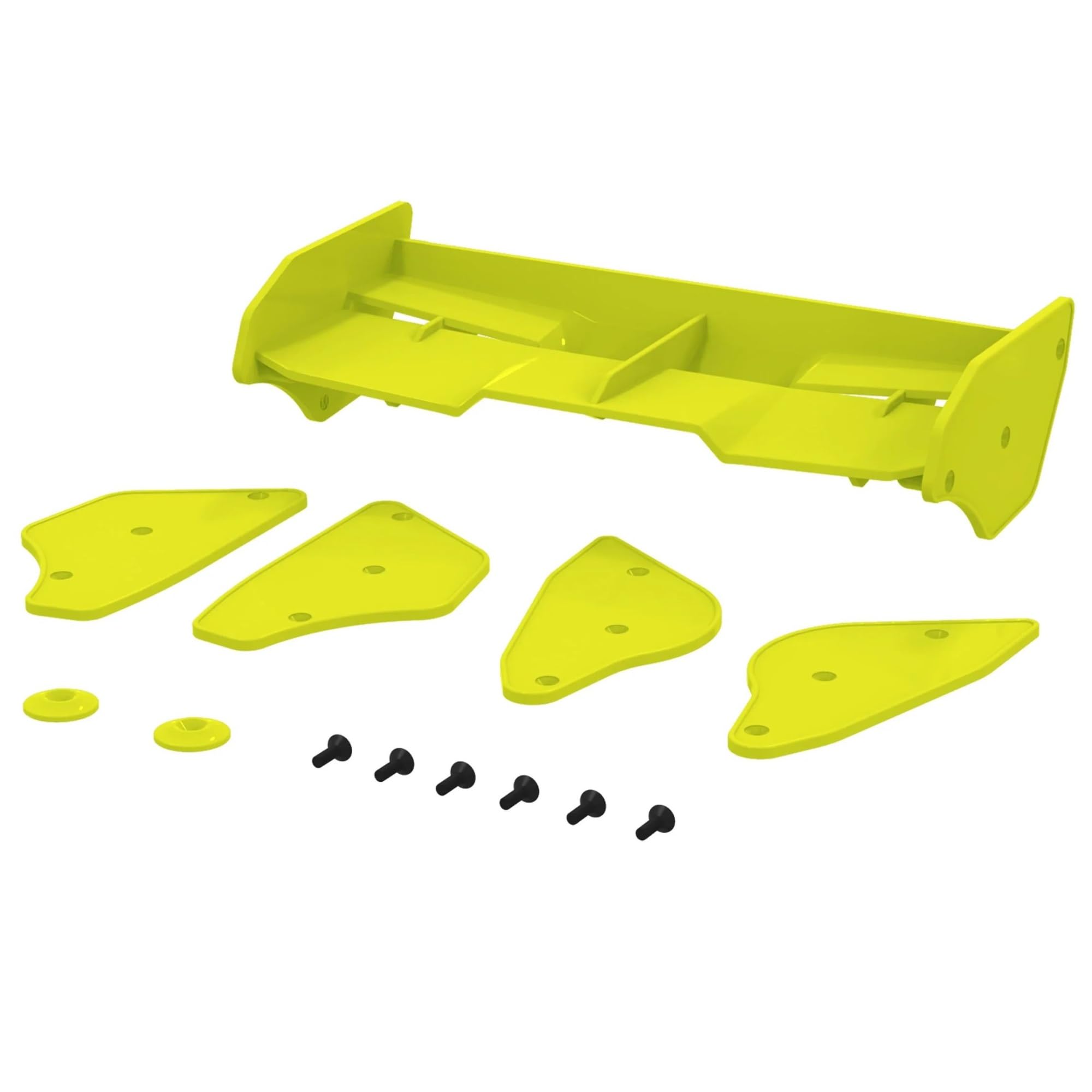 Llanta Nailon WN-001 ala Trasera Hi-Downforce Todoterreno Piezas Coche para Buggy Control Remoto Reparación Accesorios Modelos Juguete Repuesto 1/8 Accesorio Modelos RC