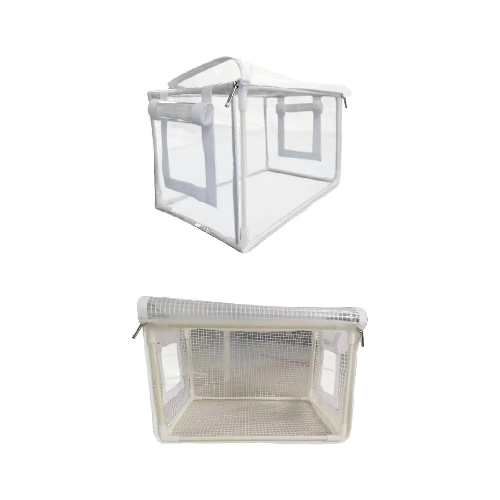 GewäChshaus Treibhaus Tomatenhaus PVC-Gewächshausabdeckung for Gartenpflanzen, faltbares Gartenbalkon-Pilze-Anbauzelt