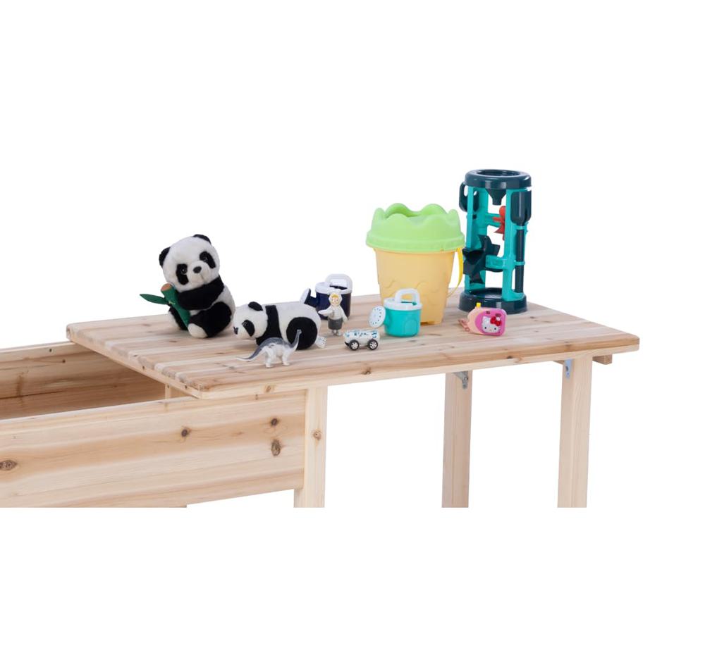 Amazon.com: BIRASIL Wooden Kids Table with Storage, Sensory Tables