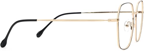 Miniatura 5 de Zeelool Gafas de metal geométricas con bloqueo de luz azul, gafas de computadora de gran tamaño para mujeres y hombres ZGM282046