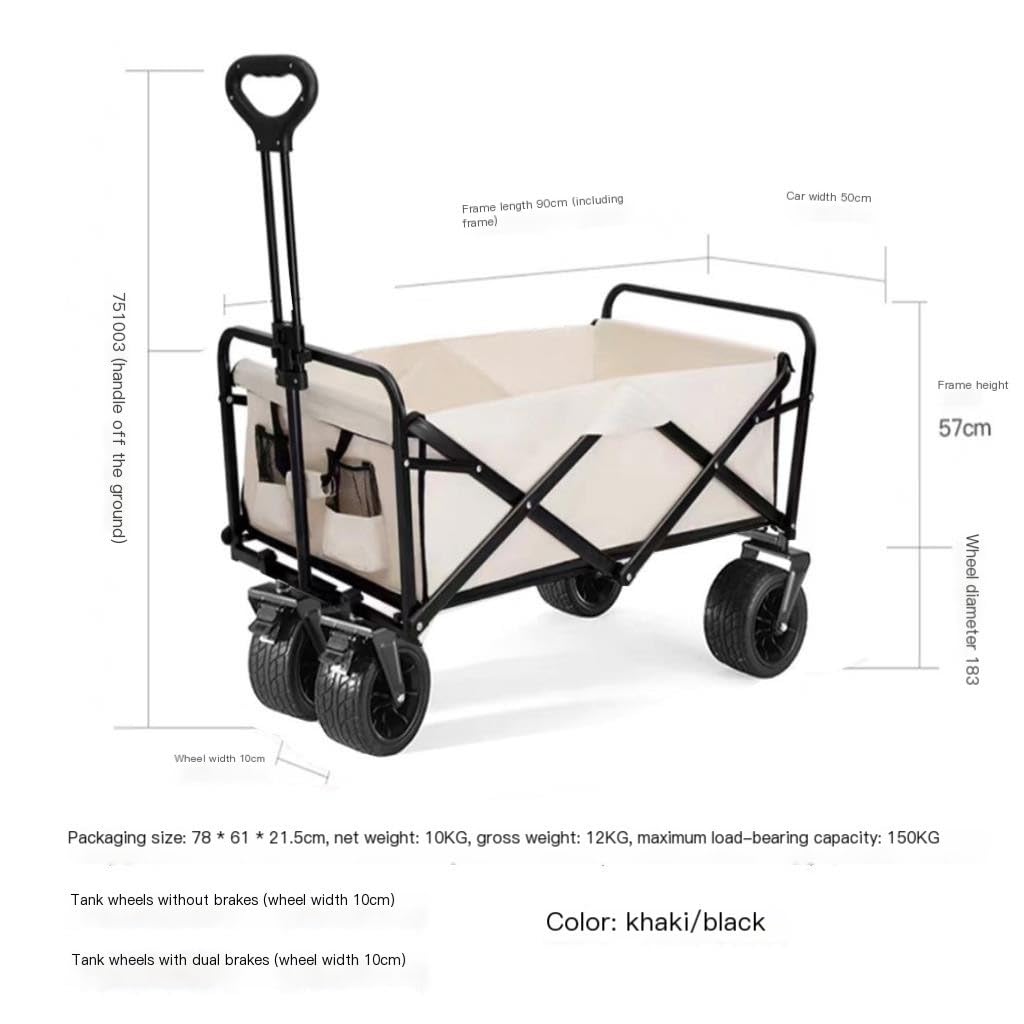 Amazon.co.jp: キャリーカート 屋台カート、折りたたみ式金属製