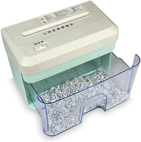 LUKEO - Trituradora eléctrica pequeña para documentos trituradora de papel eléctrica para oficina y hogar