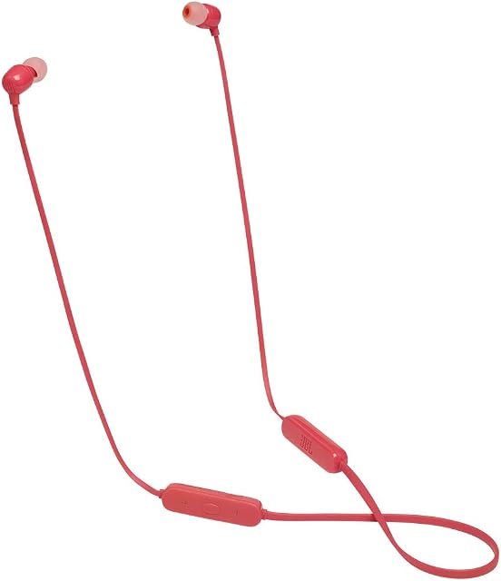 JBL Tune 115bt Wireless Bluetooth Earphone In Ear[Coral]