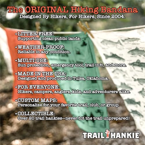 Safety Bandana for Hiking & Camping – USA Made 100% Cotton Neck Gaiter, Face Mask, Handkerchief - Image 6