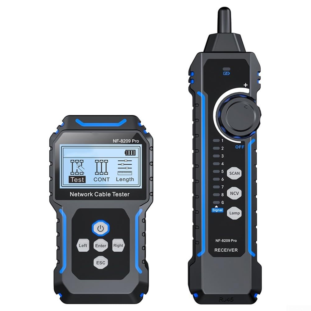 ReachMall Netzwerk Kabeltester NF-8209Pro PoE Finder für rj45 Netzwerk