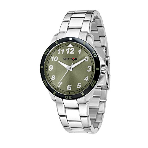 Preisvergleich Produktbild SECTOR Herren Analog Quarz Uhr mit Edelstahl Armband R3253596004
