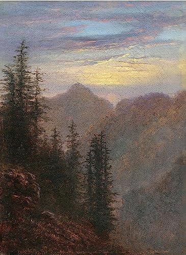 Image sur toile art mural crépuscule mystique pour s'évader depuis son canapé
