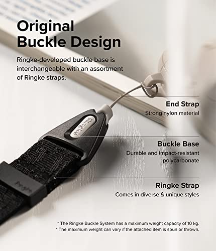 Image of Ringke Hand Strap [Anti Theft & Drop] Multipurpose Adjustable Wrist Lanyard with Easy Release Buckle for iPhone /Galaxy /Pixel Phone Cases, Cameras, etc