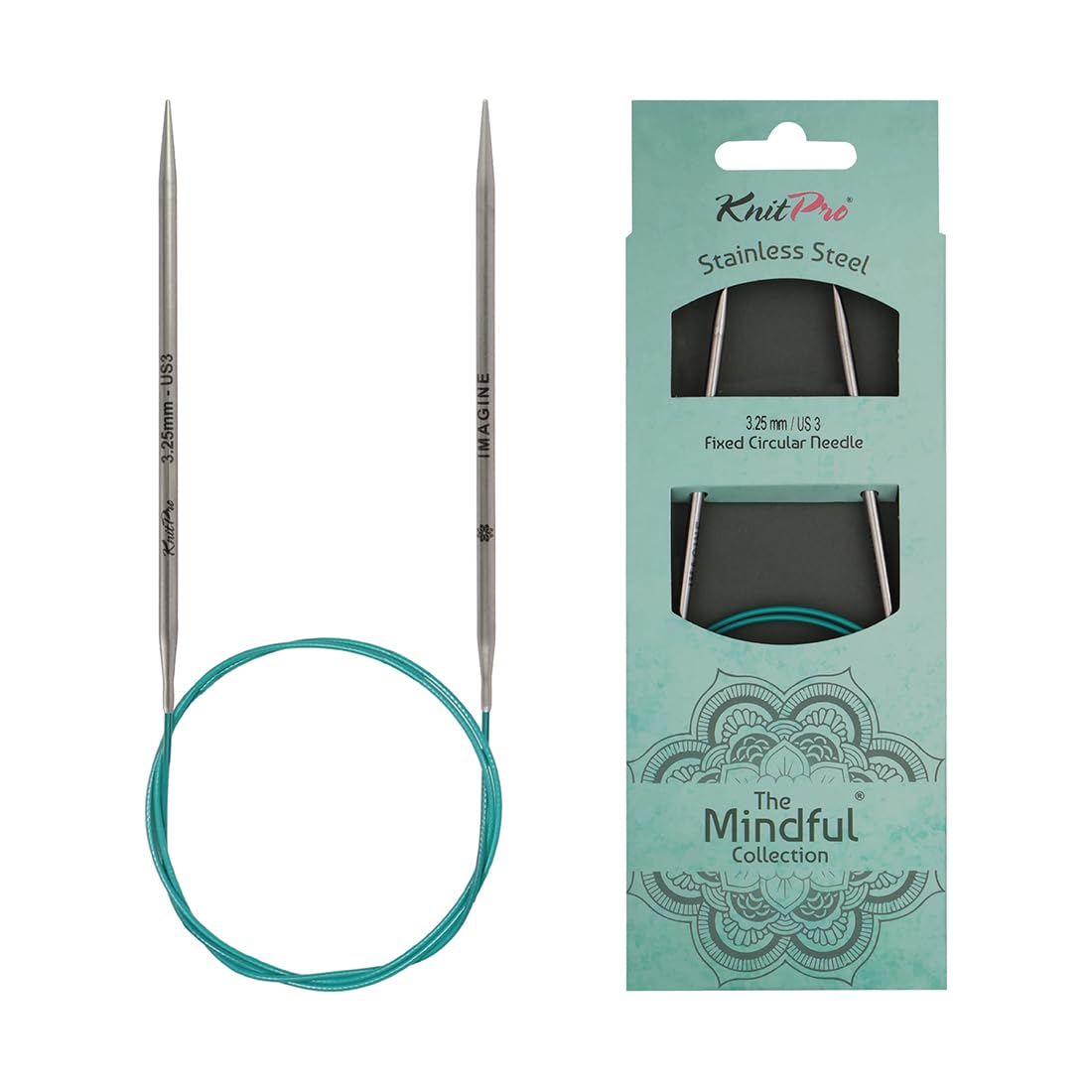 KnitPro The Mindful Collection Fixed Circular Needles 24" (60cm) | Size 3.25mm