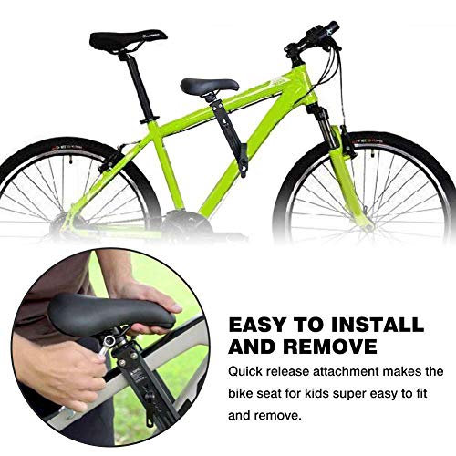 Assento infantil para bicicletas de montanha e assentos de bicicleta montados na frente, preto – Pro
