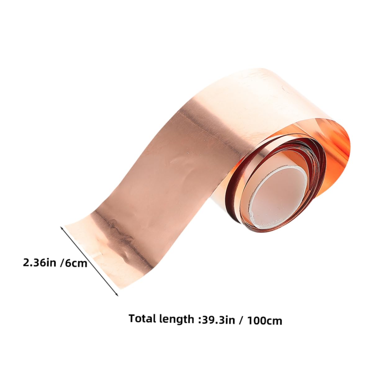 Cabilock Roll Copper Sheet Roll Conductive Tape Copper Tape Conductive Adhesive