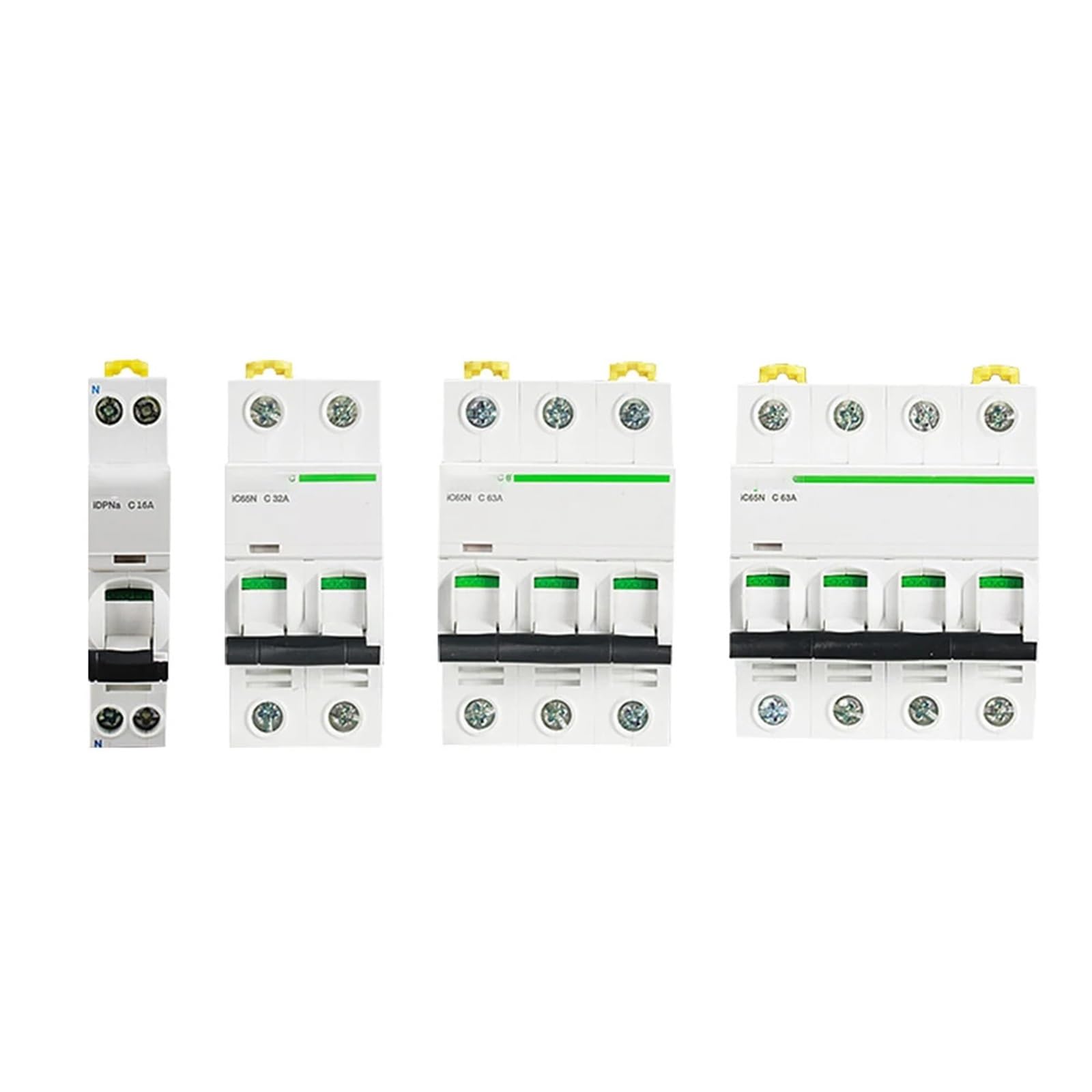 1 szt. IC65N do elektrycznego mini wyłącznika obwodów, 1P, przełącznik powietrza, 2P, gospodarstwo domowe, 3P, wyłącznik obwodu głównego, 4P AC Circuit Breaker (4P, C20A)