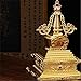 ZHM 7-inch Exquisitely Carved Tibetan Buddhism Stupa Instrument Decoration