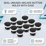 28mm Push Button Cover Screw in Type Replacement Part for Arcade Game DIY Controller Video Console Plastic Top Gaming Accessories