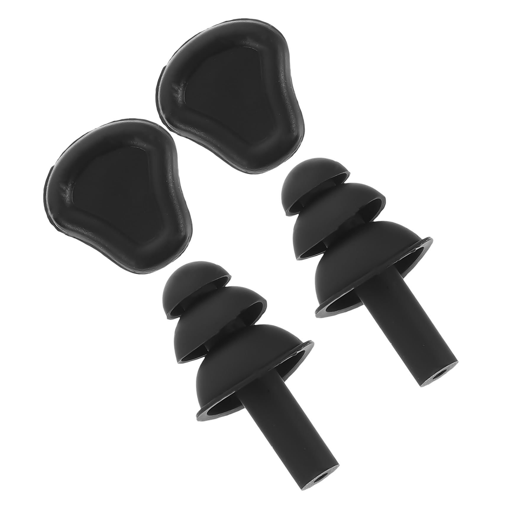2 Pairs Soundproof Swimming Earbuds for Bathing Studying Men Women Hearing Protection