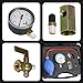 Supply Giant 74273 0-5 PSI Complete Low Pressure Gas Test Kit w/Bulb, Hose, Hand Pump, Valves & Case