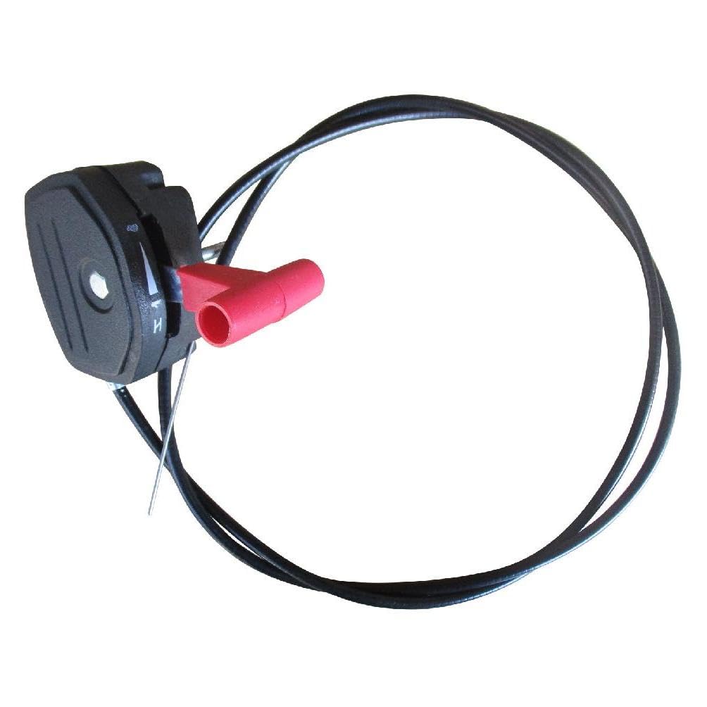 Throttle Choke Cable with Control Switch Lever Handle for Lawnmower Lawn Mower Mower Parts Garden Tools Universal Choke Lever Universal Replacement