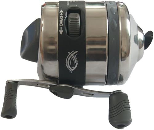 Miniatura 3 de Carrete de pesca JIEXI HWYP 40S Catapult de aluminio con arco de pesca, paquete de 1