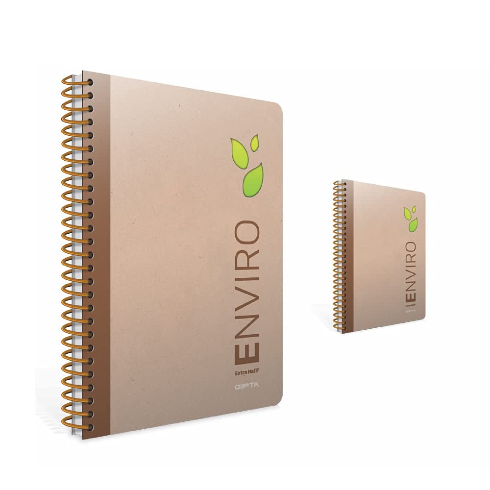 Gıpta 73587 Cuaderno A4 Invıro Espiral Kraft 100 Hojas Rayas 1791