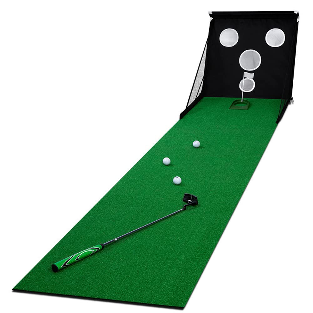 Tapis de golf intérieur pour corriger son putting à la maison avec filet