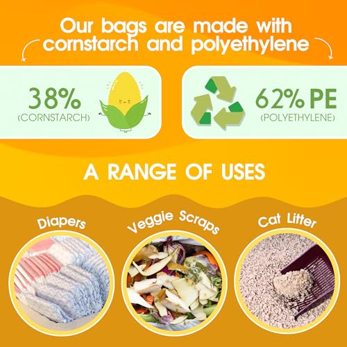 PET-N-PET-200-Counts-Unscented-Dog-Poop-Bags-with-Tie-Handles-38-Plant-Based-62-PE-Poop-Bags-for-Dogs-Extra-Thick-Doggie-Poop-Bags-Dog-Waste-Bags-Cat-Litter-Bags-Cat-Poop-Bags