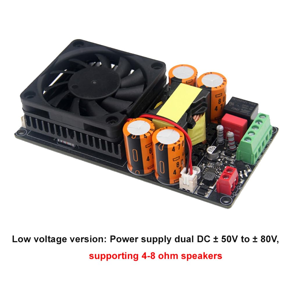 HiFi IRS2092 1000 W monokanałowa płyta wzmacniacza subwoofera klasy D z przekaźnikiem ochrony głośnika, łatwa obsługa A
