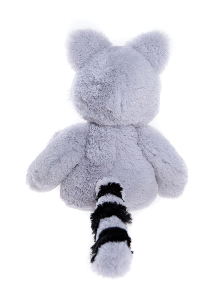 Charlie Bears Bear & Me Riley Raccoon Teddy Bear Soft Cloudy Grey Plush Animal Cute Toy Stuffed - 9.5 Inches Tall - Image 4