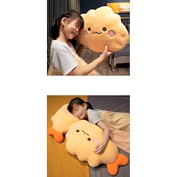 Amazon｜抱き枕 ぬいぐるみ エビフライ 天ぷら 添い寝まくら